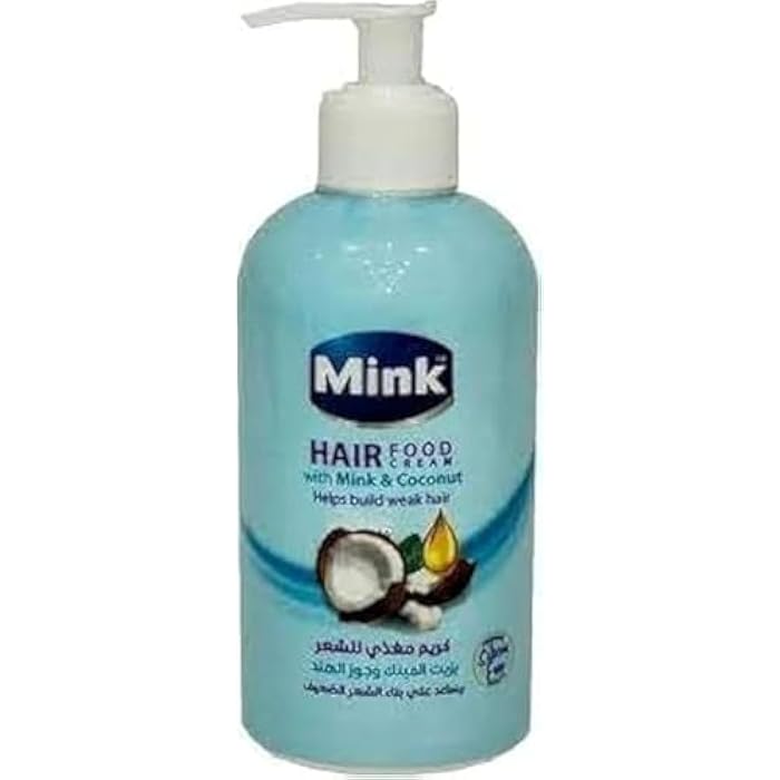 Mink Nourishing Hair Cream with Mink & Coconut Oil - 350ml